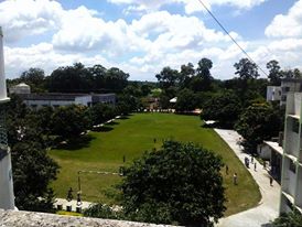 College campus ground